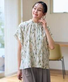 ANY スクエアプリントシャツ