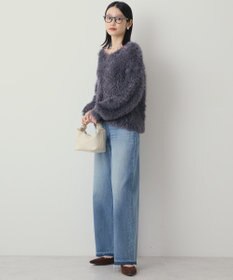 AMERICAN HOLIC Vネックシャギーニットプルオーバー