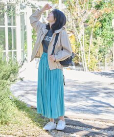 ANY 【手洗い可能・UVケア】ライト撥水マウンテンパーカー