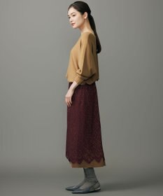 自由区 L 【カタログ掲載】ファインウールカシミヤドルマンシルエット ニット