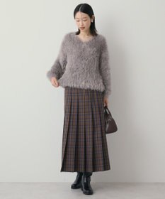 AMERICAN HOLIC Vネックシャギーニットプルオーバー