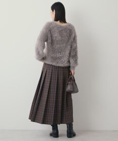 AMERICAN HOLIC Vネックシャギーニットプルオーバー