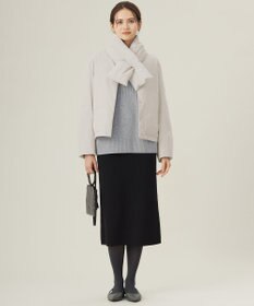 自由区 【撥水加工・洗える】ティペット付きスプリング ダウン