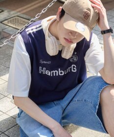 WEGO 【２点SET】アンサンブルゲームロゴニットベスト