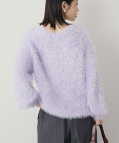 AMERICAN HOLIC Vネックシャギーニットプルオーバー