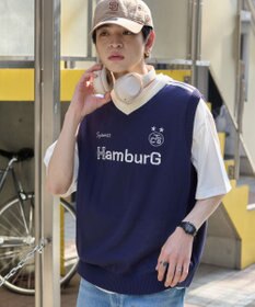 WEGO 【２点SET】アンサンブルゲームロゴニットベスト