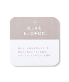 UNFILO 【セットアップ着用可】TENNEN TOUCH COOL Tブラウス