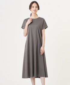 J.PRESS LADIES コットンスムース ワンピース モカ系