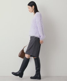 AMERICAN HOLIC Vネックシャギーニットプルオーバー