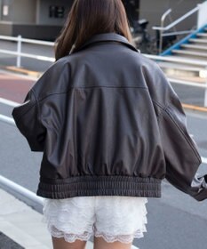 WEGO PUショートジャケット