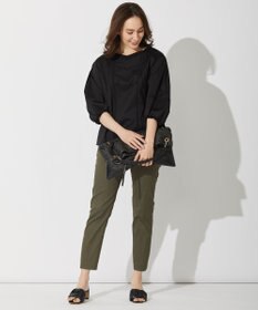 自由区 【接触冷感・撥水防汚加工】COOLMAX テーパードパンツ