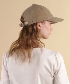TOCCA 【防臭・吸水速乾・UVカット・サイズ調整可・リボン取り外し可】VELVET LOGOCAP キャップ