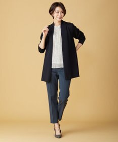 J.PRESS LADIES 【洗える】アルガンシルク テーパード パンツ