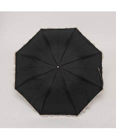 UNBILLION カシュネ cachenez / 【晴雨兼用】【日傘】UV カット率99％以上 PUバイカラーフリルトップレス折りたたみ傘
