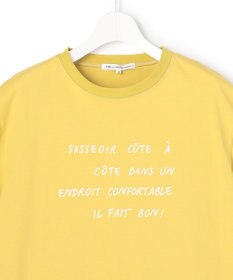 23区 S 【先行予約】リラクシーシルエット メッセージ ロゴTシャツ