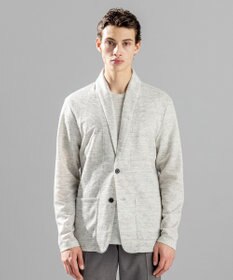 JOSEPH HOMME トップヘリンボンジャージー　カットソージャケット