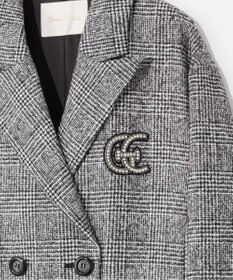 GRACE CONTINENTAL グレンチェックチェスターコート