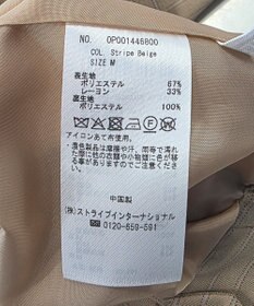 CRAFT STANDARD BOUTIQUE ストライプタックカーブパンツ