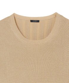 JOSEPH 【洗える】サティニーリブ　ショートスリーブニット