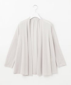 自由区 【保湿性/吸湿性/吸水速乾/接触冷感/UVケア】ハンディカーディガン ショート