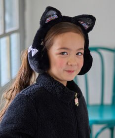 ANY KIDS ネコ耳イヤーマフ ブラック