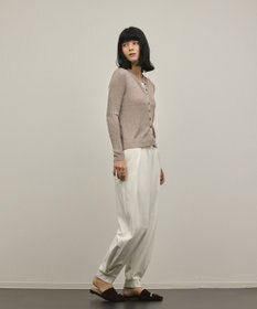 GRACE CONTINENTAL ハイゲージラメニットカーディガン