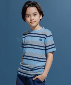 J.PRESS KIDS 【140-170cm】マルチボーダー 半袖Ｔシャツ