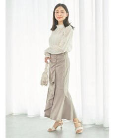 earth music&ecology 切り替えラッフルスカート