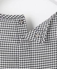 J.PRESS LADIES L 【一枚で着映え】アセVisギンガム ギンガム ブラウス