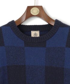J.PRESS MEN 【Cash Lamb’s Wool】クレイジーパターンニット / クルー