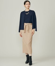 自由区 L 【アンサンブル対応】アセテートコットン カーディガン