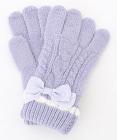 ANY KIDS ケーブルリボン手袋