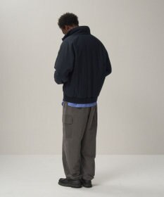 ATON MAT AIRY NYLON | ウールパテッドスタンドジャケット - UNISEX