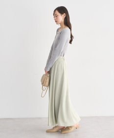 earth music&ecology 【予約】レーストリムリブニットプルオーバー