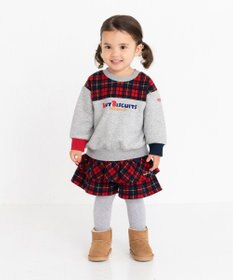 MIKI HOUSE HOT BISCUITS 【80-120cm】 チェック柄 キュロットスカート