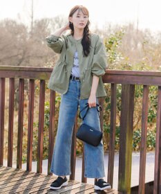 Tiaclasse 【新色追加・洗える】メモリーノーカラードロストブルゾン