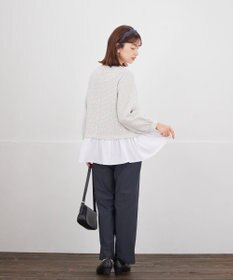 Tiaclasse L 日本製エアシルキーワイドパンツ