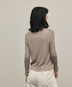 GRACE CONTINENTAL ハイゲージラメニットカーディガン