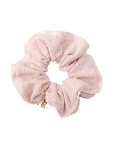 Maison de FLEUR ツイードリボンシュシュ