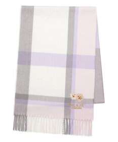 MOONBAT 【FUDGE11月号掲載】PAUL & JOE ACCESSOIRES クリザンテーム刺繍ムースタッチマフラー（パッケージ入り）