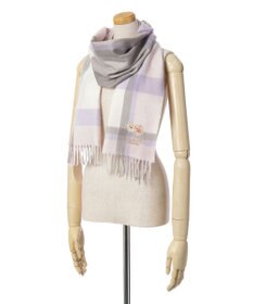 MOONBAT 【FUDGE11月号掲載】PAUL & JOE ACCESSOIRES クリザンテーム刺繍ムースタッチマフラー（パッケージ入り）