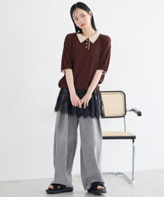 earth music&ecology タックバルーンデニム