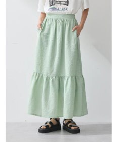 earth music&ecology ドットドビーフレアスカート