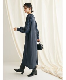 CRAFT STANDARD BOUTIQUE 袖ジャガードラグランワンピース