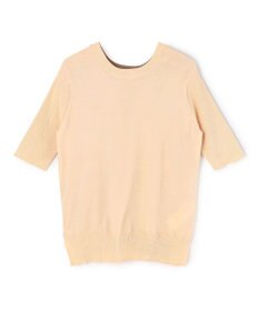 BEIGE， JULIE / コットンシルク 2WAY半袖ニット