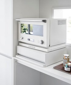 tower ツーウェイ キッチン家電下引き出し&スライドテーブル タワー ホワイト