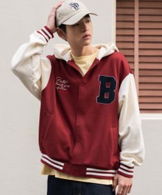 WEGO 【ユニセックス着用ITEM】スウェットフードスタジャン