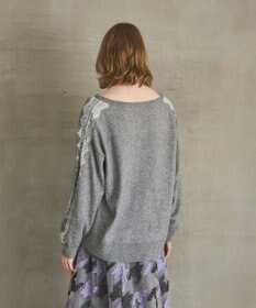 GRACE CONTINENTAL レーススリーブトップ