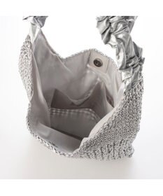 UNBILLION カシュカシュ cachecache / メタリックコードフリルハンドルトート