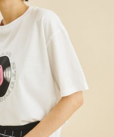 GRACE CONTINENTAL レコードプリントTシャツ